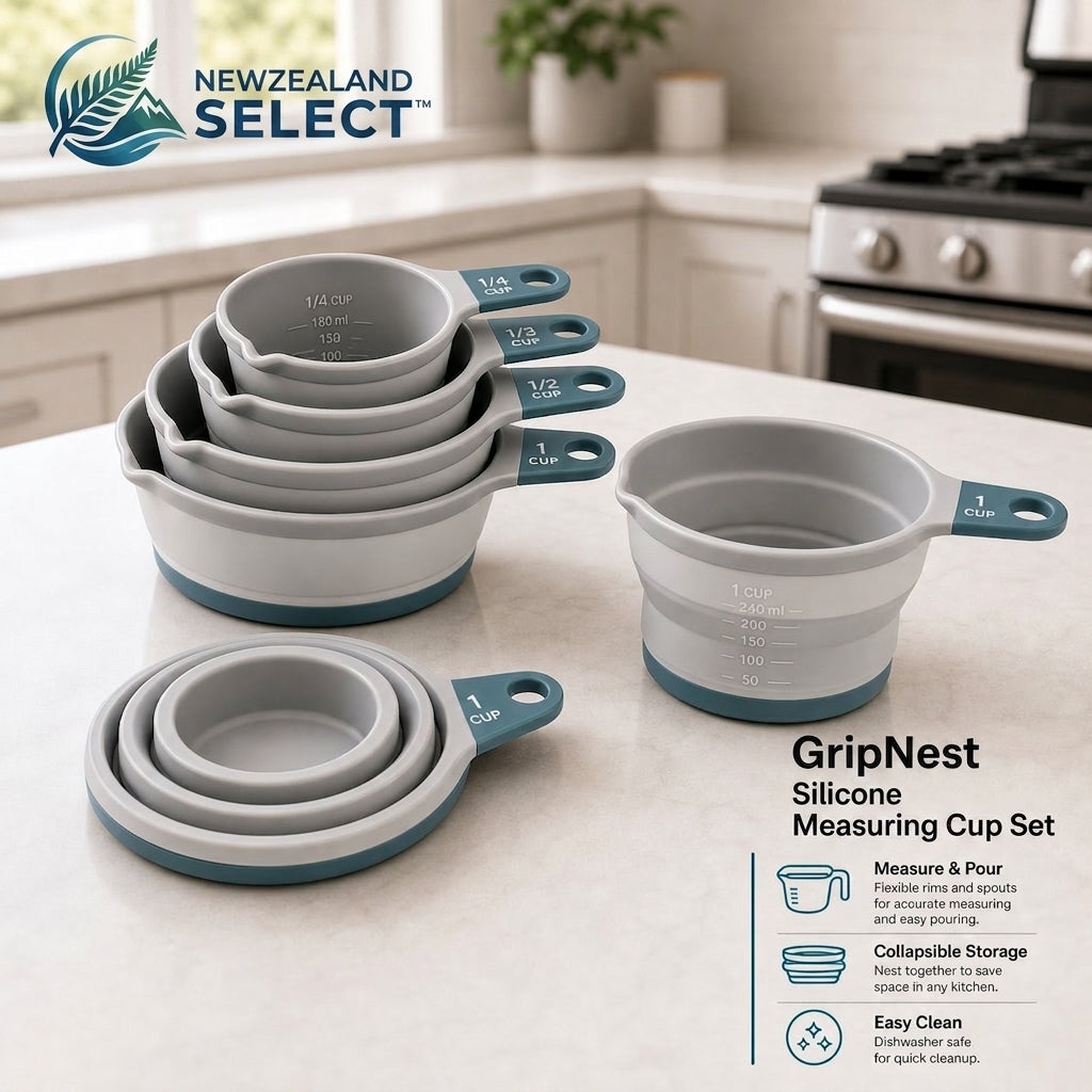 newzealandselect™ GripNest Silicone Measuring Cup Set