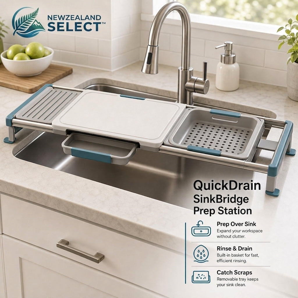 newzealandselect™ QuickDrain SinkBridge Prep Station