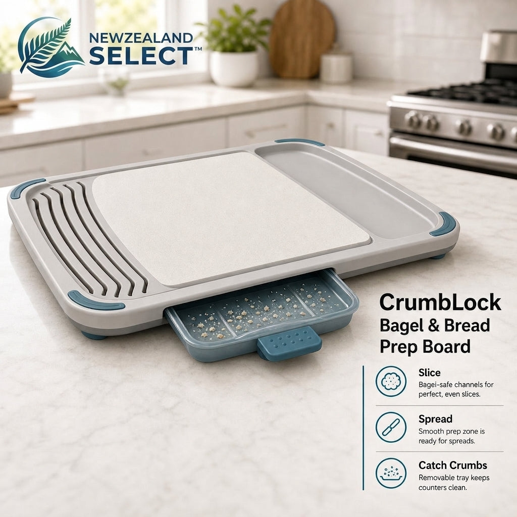 newzealandselect™ CrumbLock Bagel & Bread Prep Board